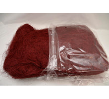 Flachshaar Sisal Bordeaux 300 Gramm