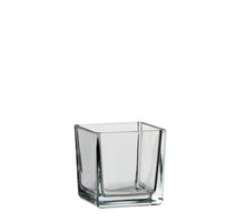 Accuglas 'Abbey' 8x8x8cm helder