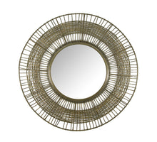 Spiegel Metall 60x2.5x60cm Messing antik