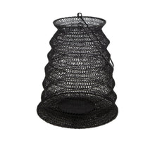 Laterne Metall mit Griff 20.5x20.5x24.5cm Schwarz