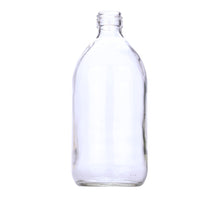 Transparente Flasche 500 ml 7,5x7,5x17 cm