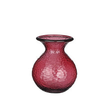 Verdal Vase aus recyceltem Glas, bordeauxrot - H 24,5 x D 20 cm