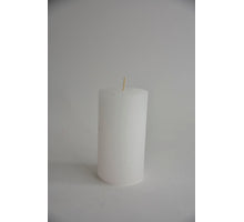 Kerze rustikal 110/60mm weiß