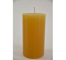 Kerze rustikal 110/60mm senf