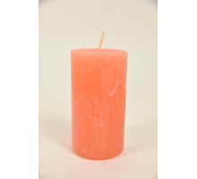 Kerze rustikal 140/70mm Pfirsich
