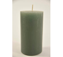 Kerze rustikal 110/60mm smaragdgrün