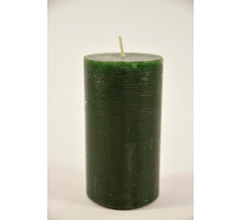 Kerze rustikal 110/60mm jägergrün