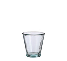 Trinkglas aus recyceltem Glas - H9 x D9 cm