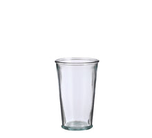 Trinkglas aus recyceltem Glas - H13 x D8 cm