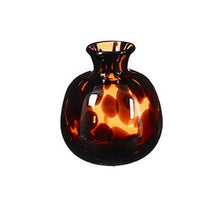 Toro Vase aus braunem Glas - H11 x D9,5 cm