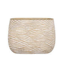 Hendrick Topf oval creme - L42 x B20 x H30 cm