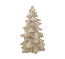 Tree polyresin 10x8.5x15.5cm Cream