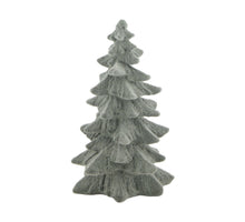 Tree polyresin 10x8.5x15.5cm Grey