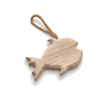 Paulownia Fisch rund 22x15cm