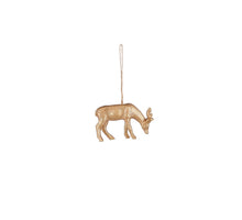 Hirschornament goldfarben - L9 x B2 x H5,5 cm