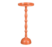 Duco Beistelltisch aus recyceltem Aluminium orange FSC 100% - h66xd25cm