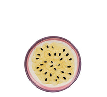Exotica Frühstücksteller Passionsfrucht lila - h2xd20,5cm