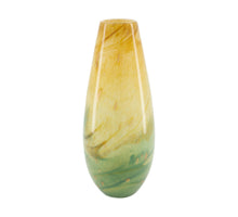 Glasvase 15,5x15,5x37,5cm Grün