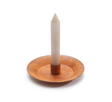 Metall-Kerzenhalter Ø13,5x3cm rostfarben