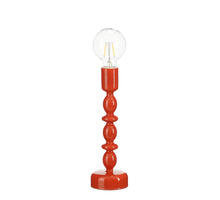 Oxford Tischleuchte LED Glas rot batteriebetrieben - H28 x D9 cm