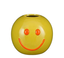 Duke Vase Smiley Ocker - H16,5 x D18,5 cm