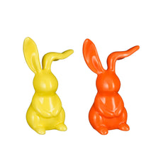 Dekohase orange gelb 2er Set - L7,5xB5,5xH12,5cm