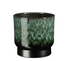 Thiago Topf rund, dunkelgrün - H20 x D22 cm