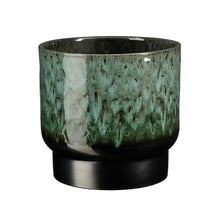 Thiago Topf, rund, dunkelgrün - H23 x D26 cm