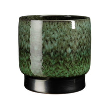 Thiago Topf, rund, dunkelgrün - H29 x D30 cm