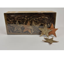 Birkenrinde Sterne natur 7 cm 100 Stück