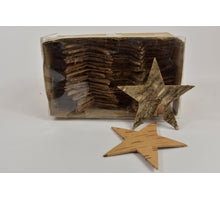 Birkenrinde Sterne natur 11 cm 50 Stück