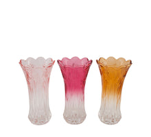 Glasvase 13x13x23,5cm Gemischt