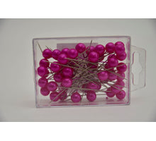Fuchsia Pushpins 10mm 50 Stück