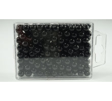 Perlen schwarz 8mm 250 Stück