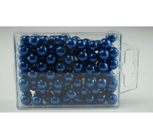 Perlen 10mm 115pc blau