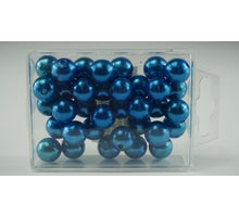 Perlen 14 mm blau 35 Stk