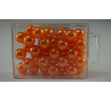 Perlen 14 mm orange 35 Stück