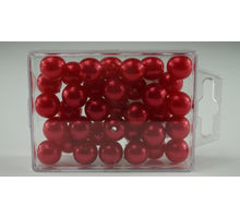 Perlen lose rot 14mm 35 Stück