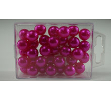 Perlen 14 mm Fuchsia 35 Stück