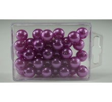 Perlen 14 mm lila 35Stk