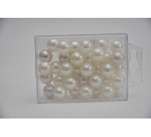 Perlen 14 mm weiß 35Stk