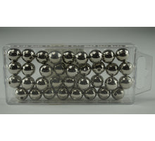 Perlen Silber Metallic 14mm 35st