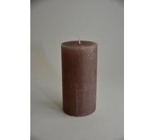 Kerze rustikal 140/70mm Stein