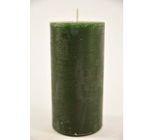 Kerze rustikal 140/70mm jägergrün