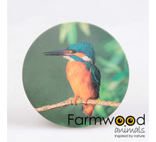 SET/4 UNTERSETZER RUND EISVOGEL 10X10X0.7 CM