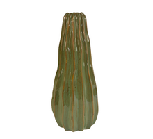 Vase „Kelly“ Keramik D15 H35,5cm Grün
