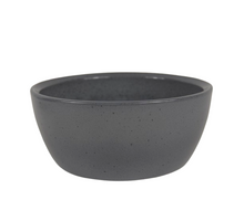 Schale Boule Granit grau glänzend 23cm