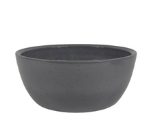 Schale Boule Granit grau glänzend 27cm