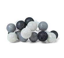 Lichterkette Cozy Grau Klein 15 LEDs 3 mtr. für Innenbereich, ohne Batterien.