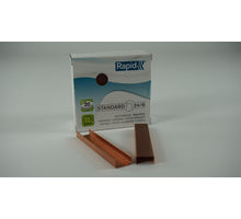 Box mit 5000 Kupferklammern Rapid